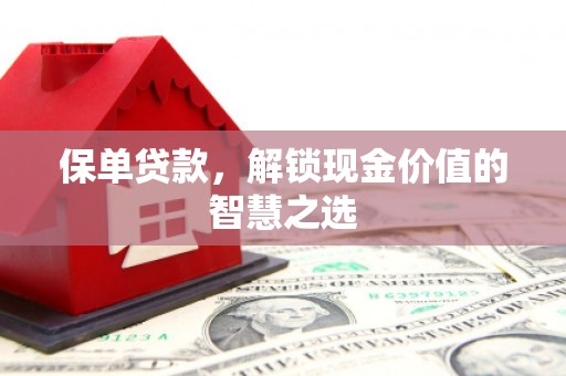 随州保单贷款，解锁现金价值的智慧之选
