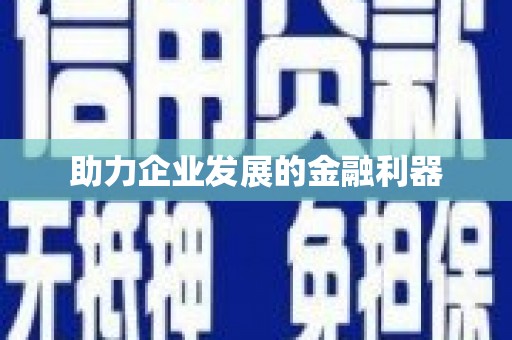 随州助力企业发展的金融利器