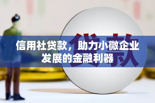 随州信用社贷款，助力小微企业发展的金融利器
