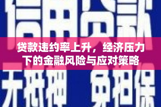 随州贷款违约率上升，经济压力下的金融风险与应对策略