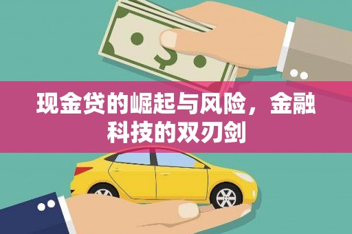 随州现金贷的崛起与风险，金融科技的双刃剑