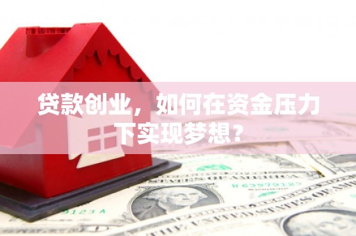 随州贷款创业，如何在资金压力下实现梦想？