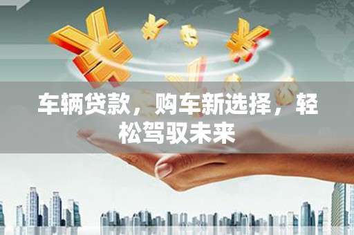 随州车辆贷款，购车新选择，轻松驾驭未来