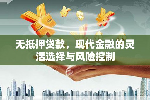 随州无抵押贷款，现代金融的灵活选择与风险控制