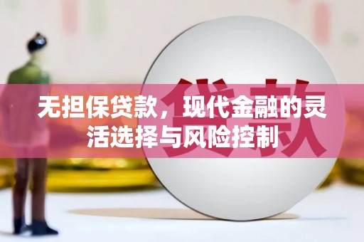 随州无担保贷款，现代金融的灵活选择与风险控制