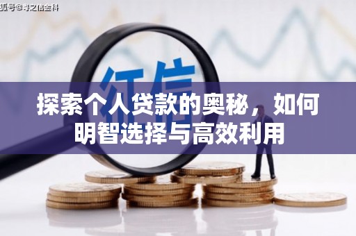 随州探索个人贷款的奥秘，如何明智选择与高效利用