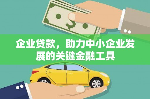 随州企业贷款，助力中小企业发展的关键金融工具