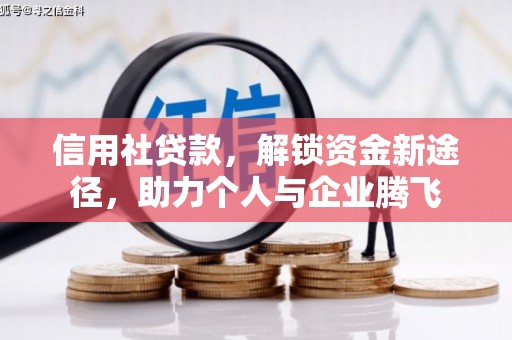 随州信用社贷款，解锁资金新途径，助力个人与企业腾飞