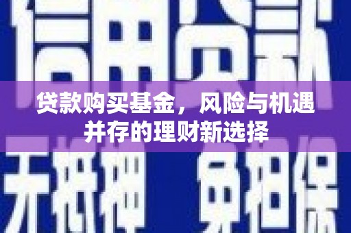 随州贷款购买基金，风险与机遇并存的理财新选择