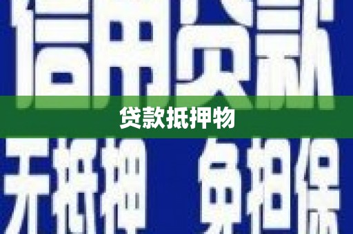 随州贷款抵押物