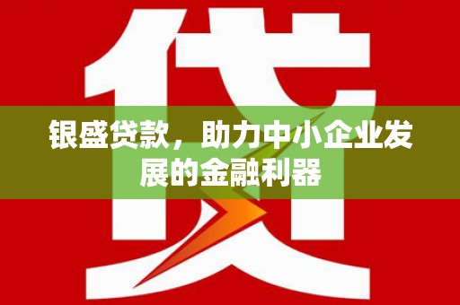 随州银盛贷款，助力中小企业发展的金融利器