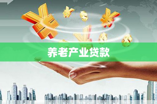 随州养老产业贷款