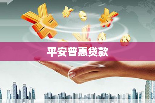 随州平安普惠贷款