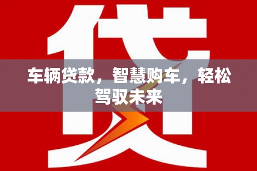 随州车辆贷款，智慧购车，轻松驾驭未来