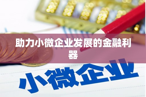 随州助力小微企业发展的金融利器