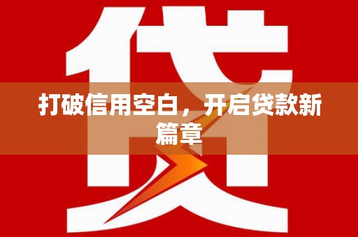 随州打破信用空白，开启贷款新篇章